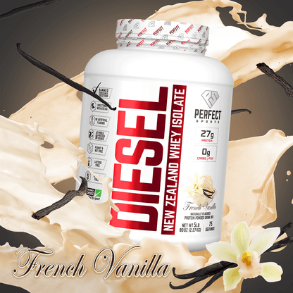 DIESEL® NEW ZEALAND WHEY PROTEIN ISOLATE (2lb) French Vanilla