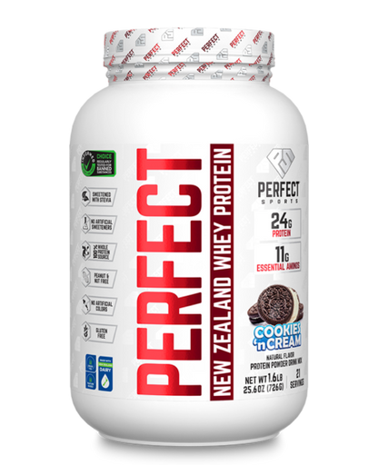 PERFECT NEW ZEALAND WHEY PROTEIN (1.6lb) Cookies & Cream